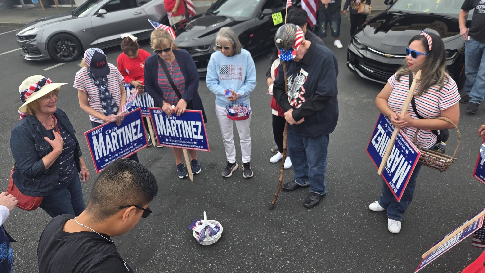 Prayer Before the July 4th Parade